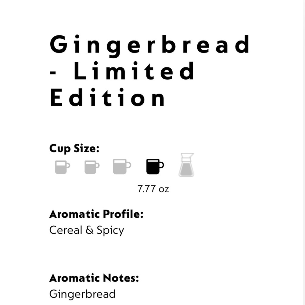 Nespresso Gingerbread Vertuo Pods (Box of 10) - Picture 2 of 4